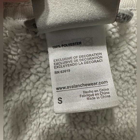 Avalanche Outdoor Supply Co Mens Small Full Zip Knit Fleece Lined Jacket Gray - Picture 6 of 16